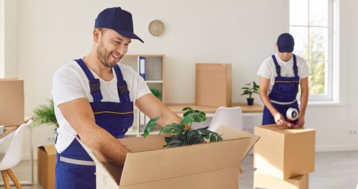 Movers NJ provides professional relocation services Jersey City moving company packing and moving household items Trusted movers in New Jersey loading furniture into a truck